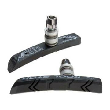 Kool Stop Mountain Brake Shoe Threaded Post for Linear Pull Black