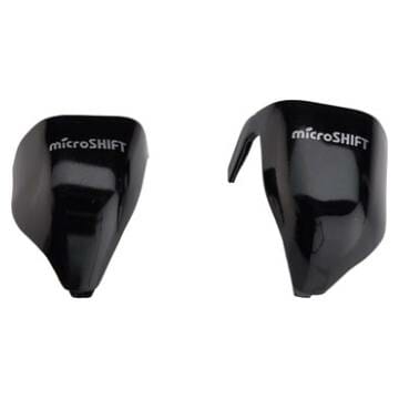 microSHIFT External Routing Drop Bar Lever Caps Black