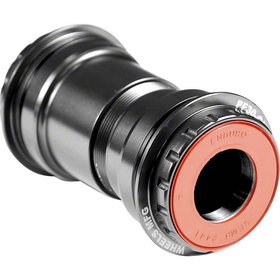 Wheels Manufacturing PressFit 30 Shimano Bottom Bracket with ABEC-3 Bearings Black Cups