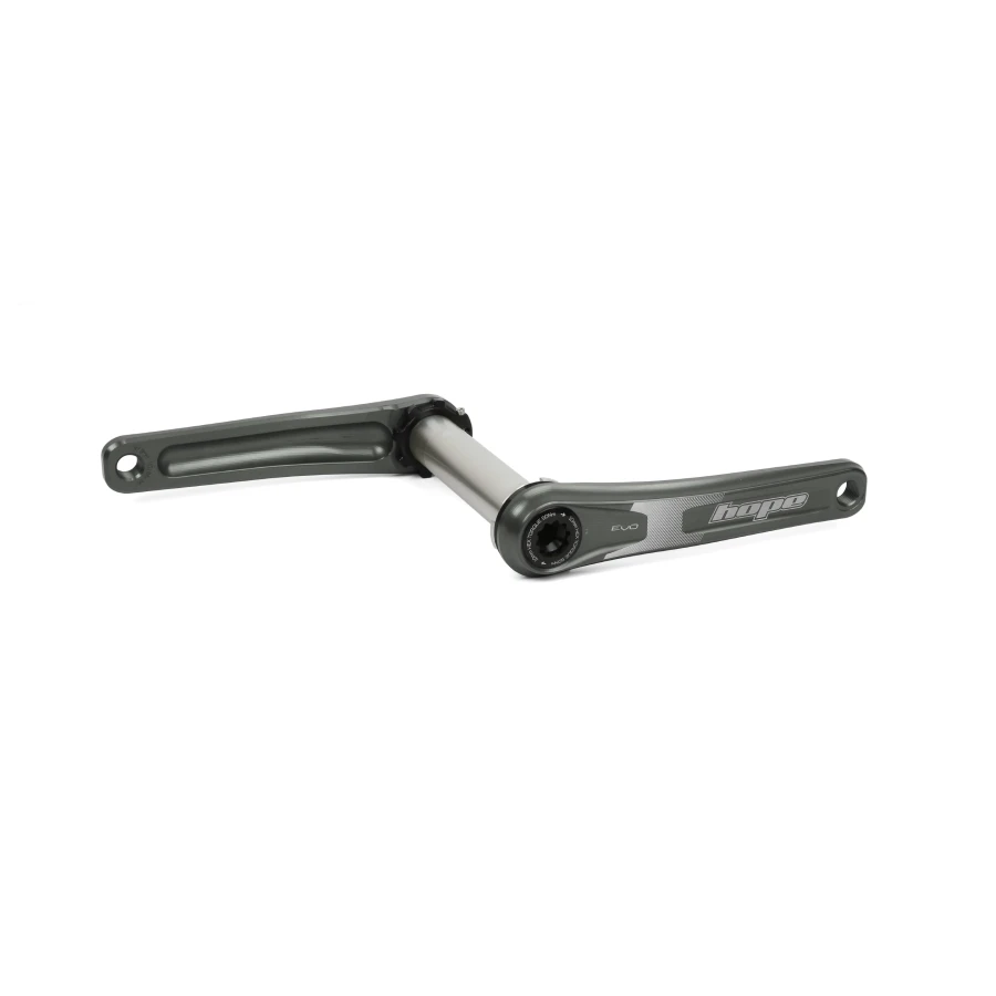 EVO Crankset No Spider - 120mm FatBike - Smoke