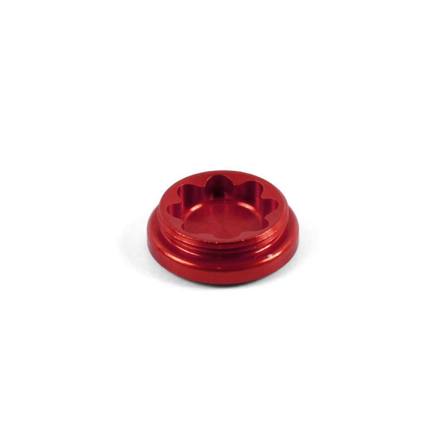 X Caliper Bore Caps RED