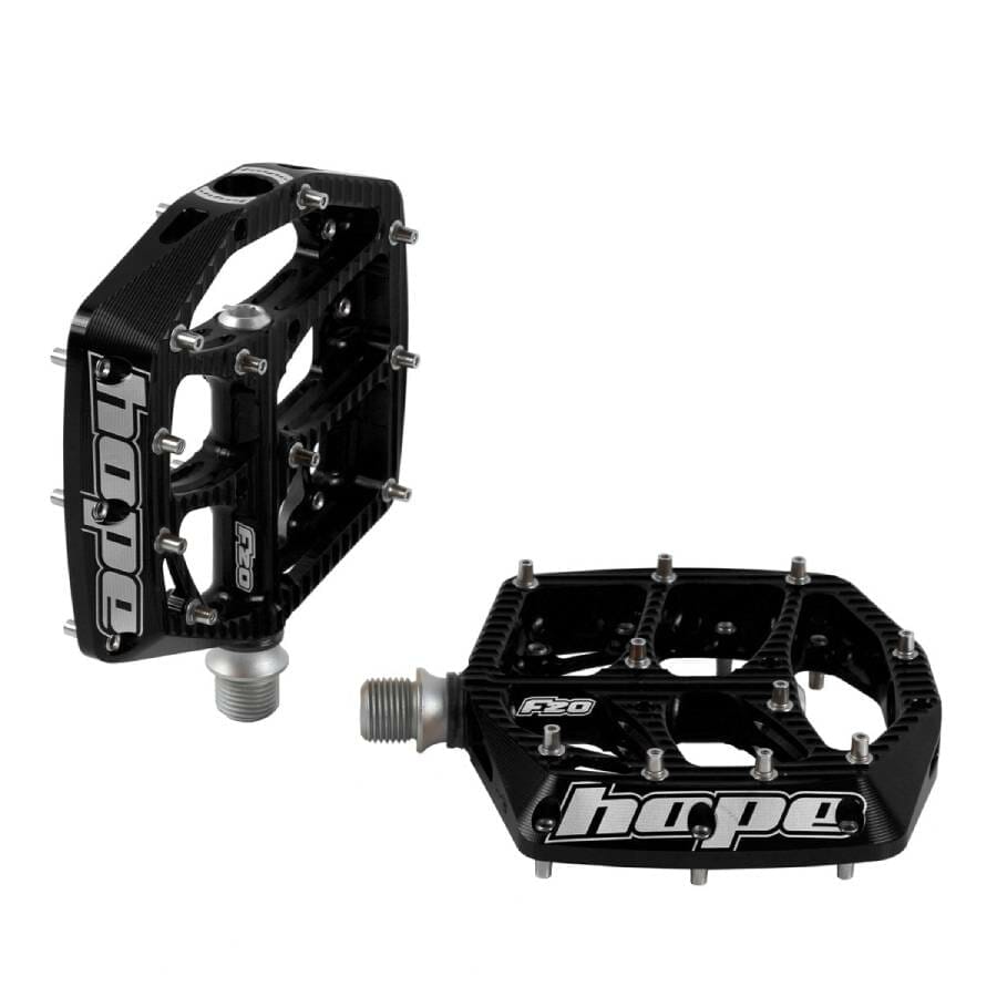 Hope pedals F22 available at the local bike shop.