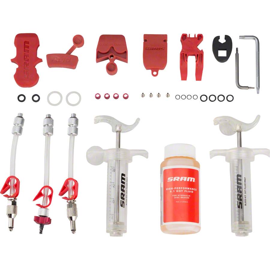 SRAM Pro Disc Brake Bleed Kit - For SRAM X0, XX, Guide, Level, Code, HydroR, and G2, with DOT Fluid