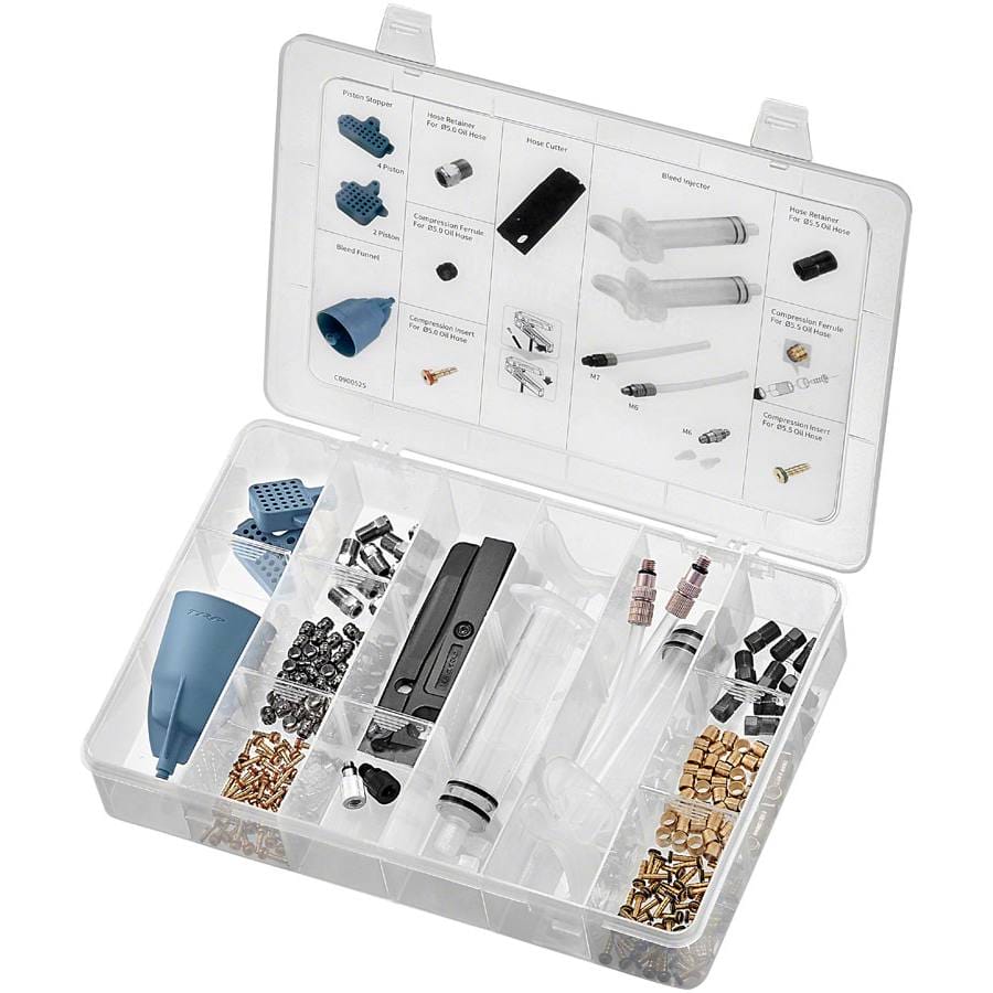 TRP Advanced Hydraulic Disc Brake Bleed and Service Kit - For 5.0mm and 5.5mm Hoses, 2 or 4-Piston TRP Brakes