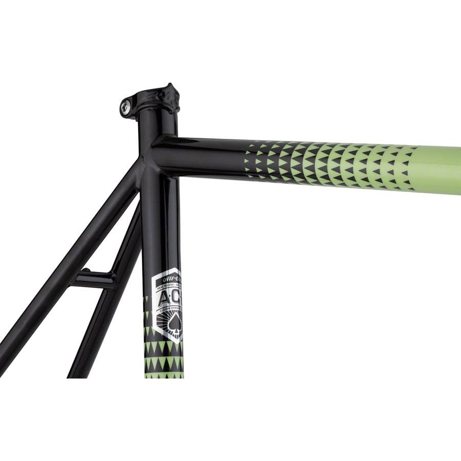 All-City Zig Zag Frameset - 700c, Steel, Honeydew Bling