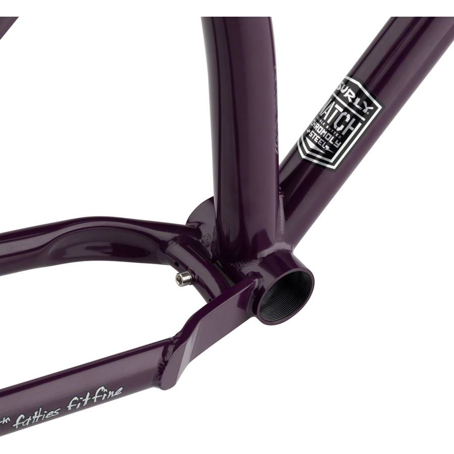 Surly Karate Monkey Frameset - 27.5", Steel, Organic Eggplant - Image 4