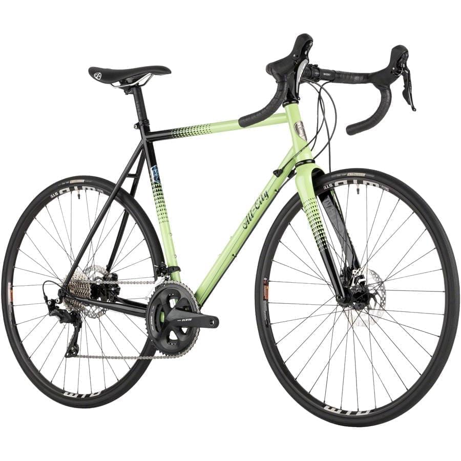 All-City Zig Zag Bike 700c Steel 105 Honeydew Bling
