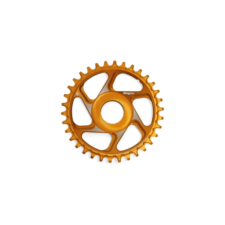 Hope R22 E-Bike Spiderless Retainer Ring - Shimano - Brand New Orange