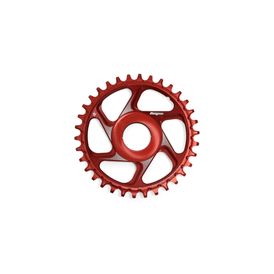 Hope R22 E-Bike Spiderless Retainer Ring - Shimano - Brand New Red