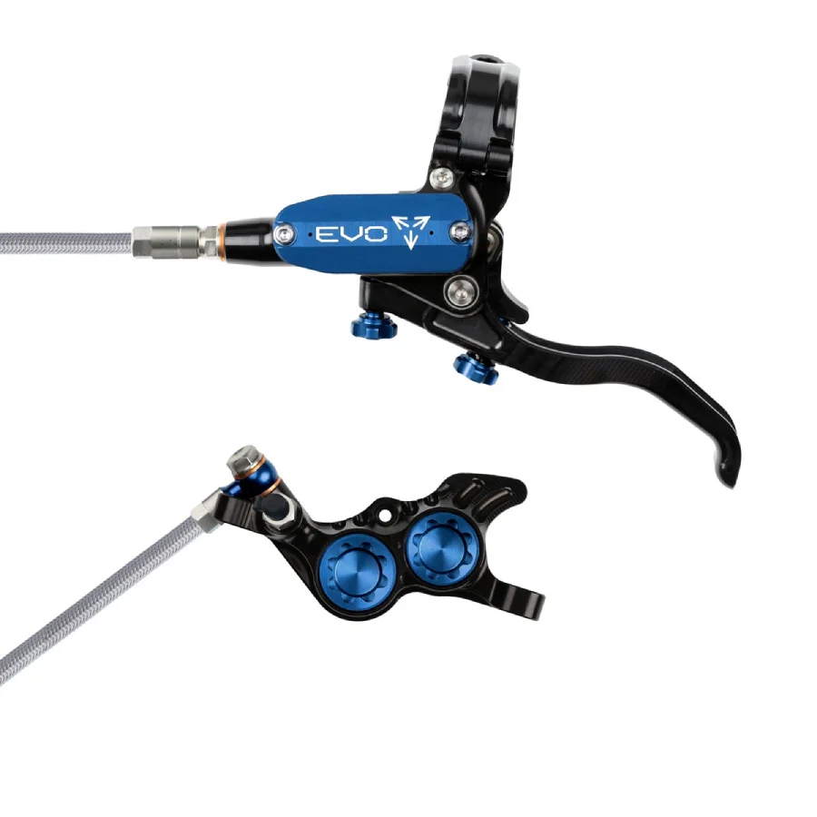 Hope Tech 4 EVO GR4 Braided No Rotor (Black) Brand New Black Blue