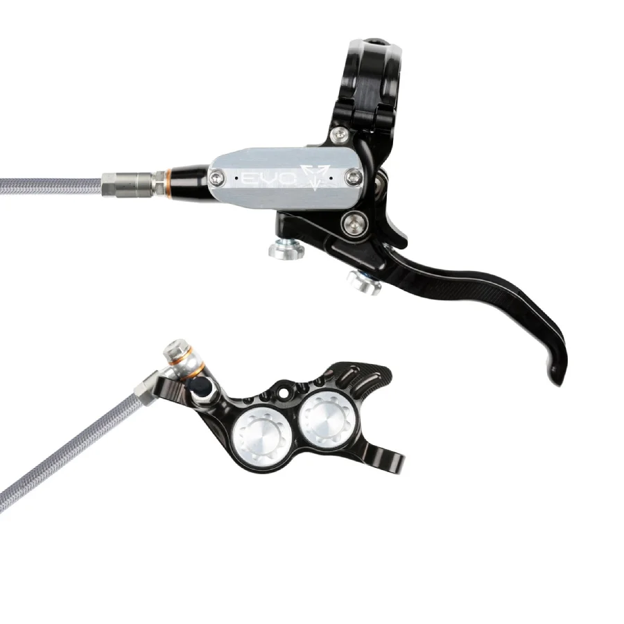 Hope Tech 4 EVO GR4 Braided No Rotor (Black) Brand New Black Silver