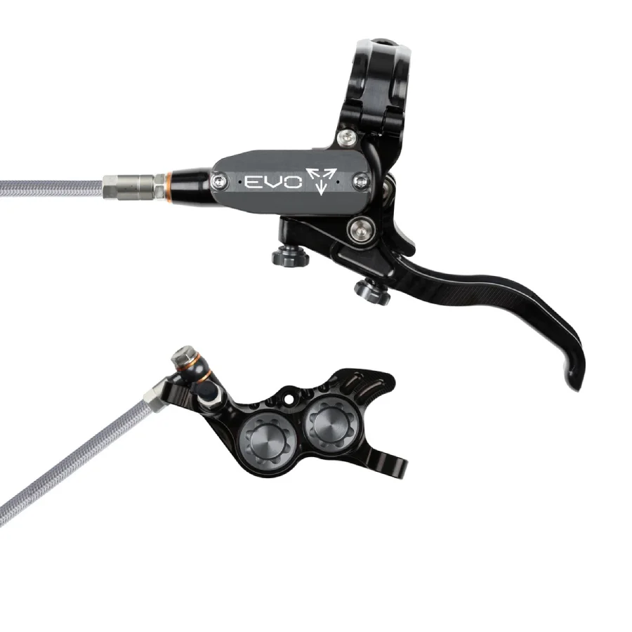 Hope Tech 4 EVO GR4 Braided No Rotor (Black) Brand New Black Smoke