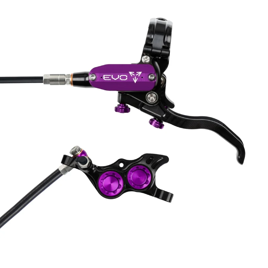 Hope Tech 4 EVO TR4 Black Hose (Black) No Rotor Brand New Black Purple