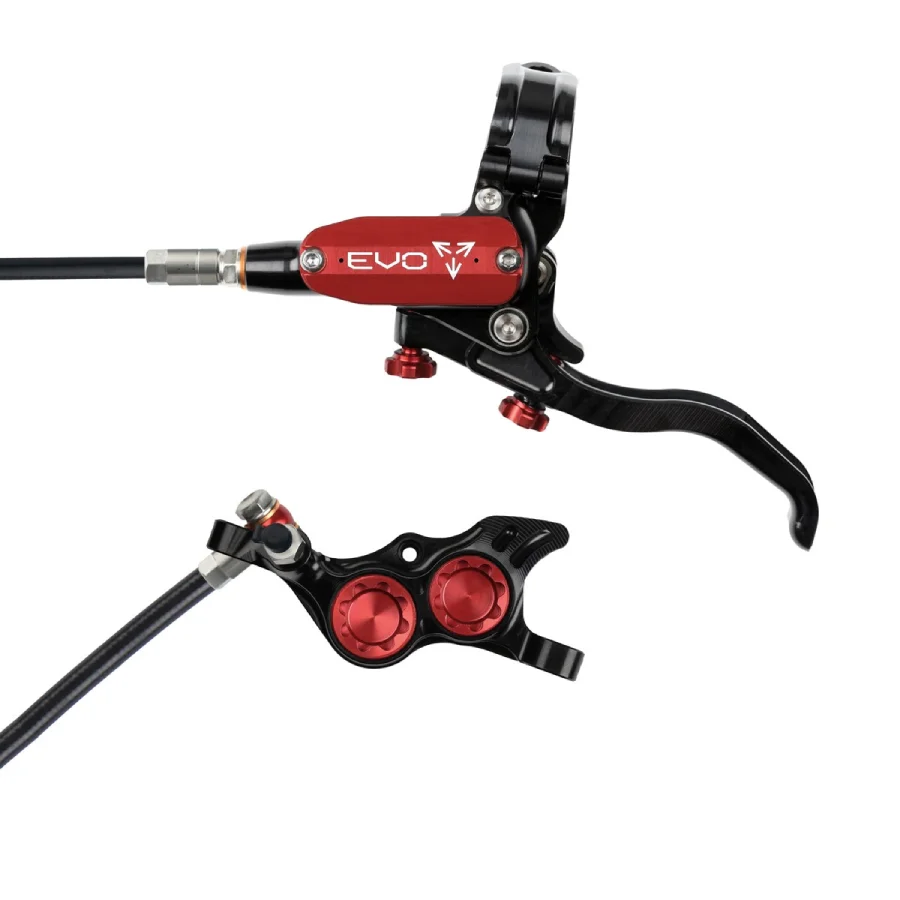 Hope Tech 4 EVO TR4 Black Hose (Black) No Rotor Brand New Black Red