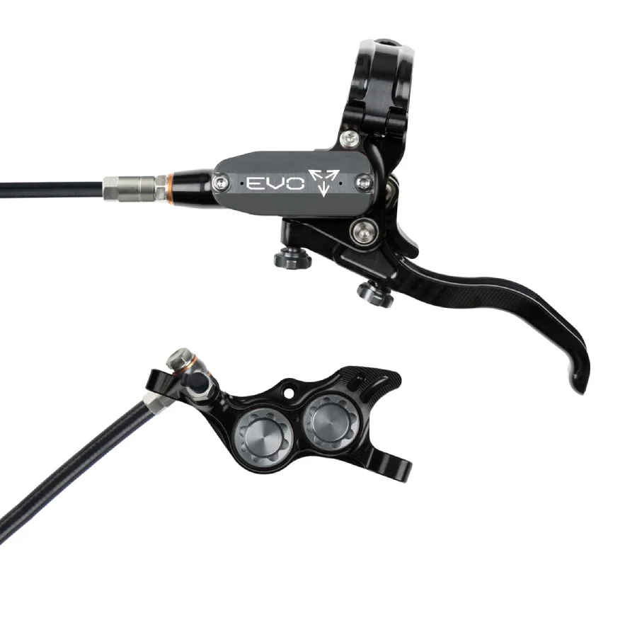Hope Tech 4 EVO TR4 Black Hose (Black) No Rotor Brand New Black Smoke